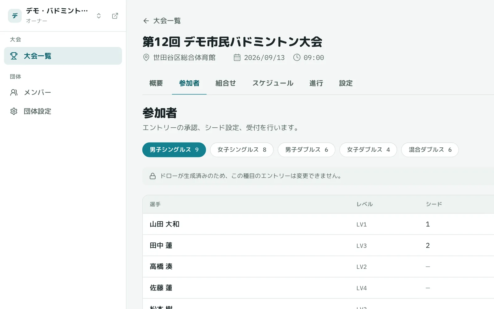 エントリー